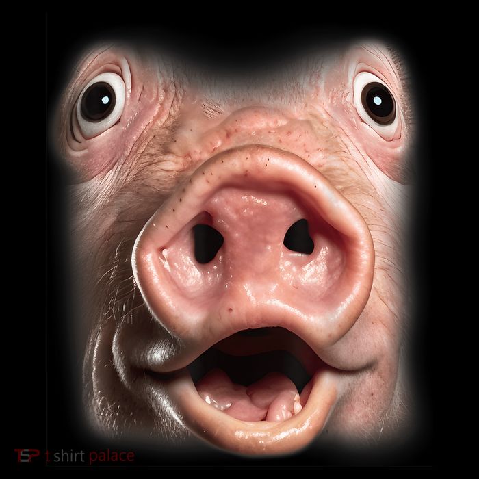 Funny Surprised Pig Face Meme Big Troll Hog Piggy Face Toddler Sweatshirt