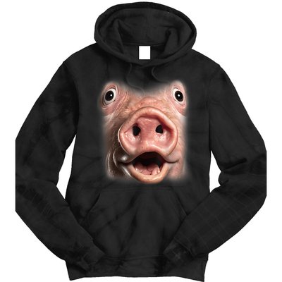 Funny Surprised Pig Face Meme Big Troll Hog Piggy Face Tie Dye Hoodie