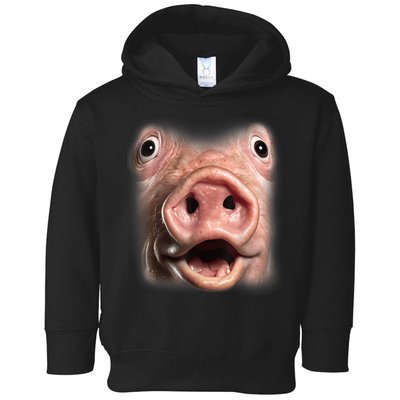 Funny Surprised Pig Face Meme Big Troll Hog Piggy Face Toddler Hoodie