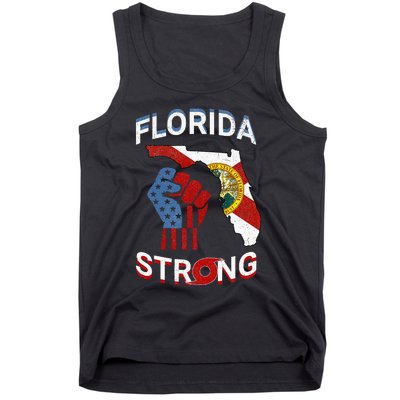 Florida Strong Pride Support Floridians Florida Flag Gift Tank Top