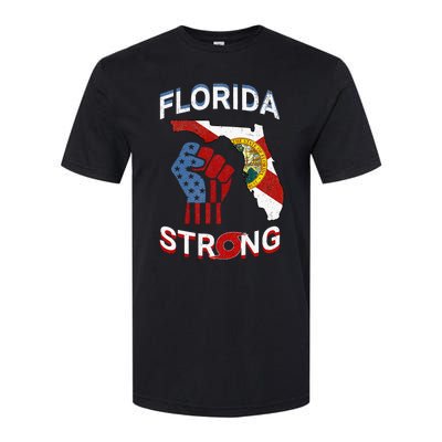 Florida Strong Pride Support Floridians Florida Flag Gift Softstyle CVC T-Shirt