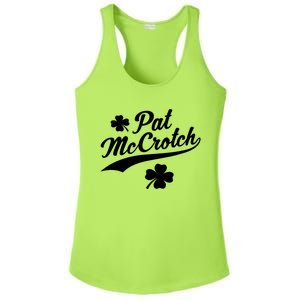 Funny St. Patrick's Day Pat McCrotch Ladies PosiCharge Competitor Racerback Tank