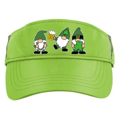 Funny St Patricks Day Drunk Gnomes Adult Drive Performance Visor