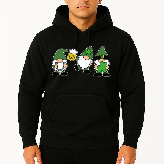 Funny St Patricks Day Drunk Gnomes Hoodie