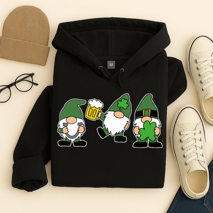 Funny St Patricks Day Drunk Gnomes Hoodie