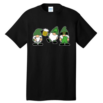 Funny St Patricks Day Drunk Gnomes Tall T-Shirt