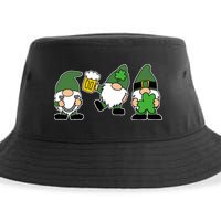 Funny St Patricks Day Drunk Gnomes Sustainable Bucket Hat