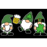 Funny St Patricks Day Drunk Gnomes Bumper Sticker