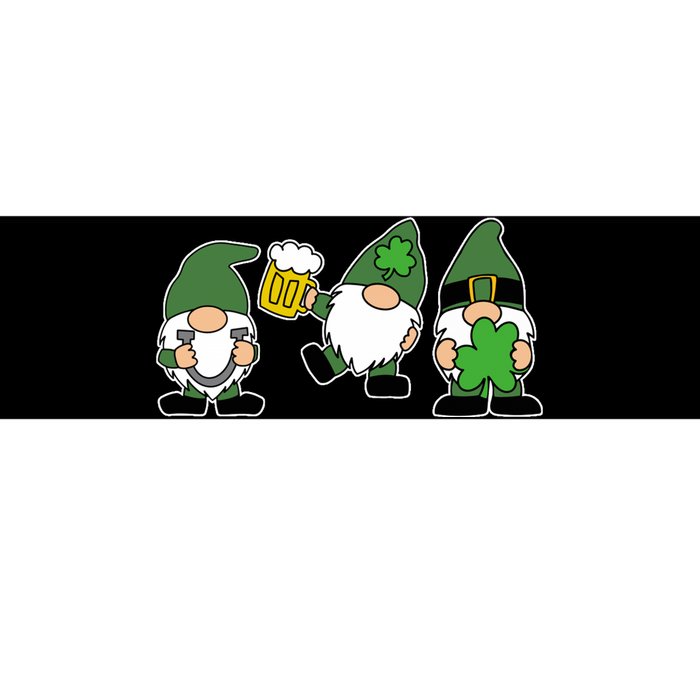 Funny St Patricks Day Drunk Gnomes Bumper Sticker