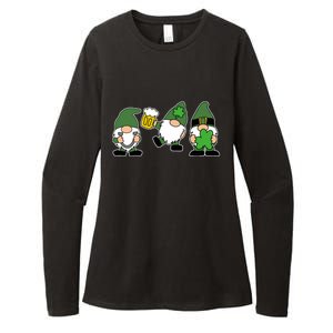 Funny St Patricks Day Drunk Gnomes Womens CVC Long Sleeve Shirt