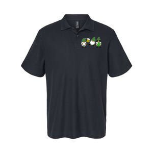 Funny St Patricks Day Drunk Gnomes Softstyle Adult Sport Polo