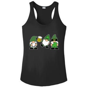 Funny St Patricks Day Drunk Gnomes Ladies PosiCharge Competitor Racerback Tank