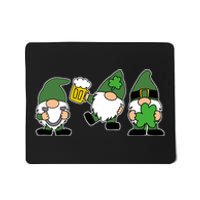 Funny St Patricks Day Drunk Gnomes Mousepad