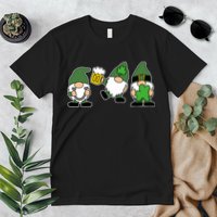 Funny St Patricks Day Drunk Gnomes Premium T-Shirt