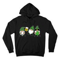 Funny St Patricks Day Drunk Gnomes Tall Hoodie