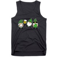 Funny St Patricks Day Drunk Gnomes Tank Top