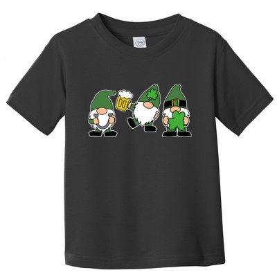 Funny St Patricks Day Drunk Gnomes Toddler T-Shirt