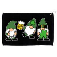 Funny St Patricks Day Drunk Gnomes Grommeted Golf Towel