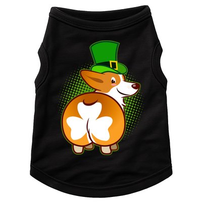 Funny St Patrick's Day Shamrock Corgi Butt Doggie Tank