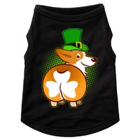 Funny St Patrick's Day Shamrock Corgi Butt Doggie Tank