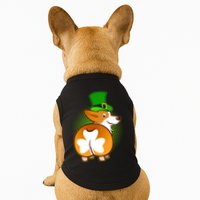Funny St Patrick's Day Shamrock Corgi Butt Doggie Tank