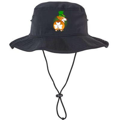 Funny St Patrick's Day Shamrock Corgi Butt Bucket Hat