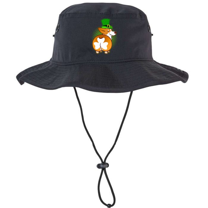 Funny St Patrick's Day Shamrock Corgi Butt Bucket Hat