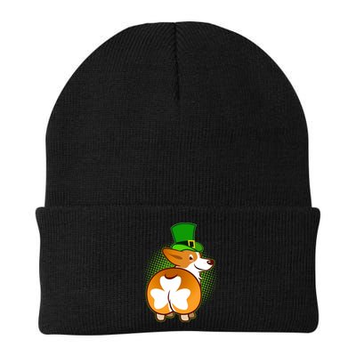Funny St Patrick's Day Shamrock Corgi Butt Beanie