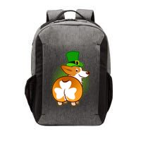 Funny St Patrick's Day Shamrock Corgi Butt Vector Backpack
