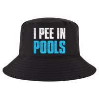 Funny Swimming Pool Swimmer I Pee in Pools Cool Comfort Performance Bucket Hat
