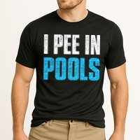 Funny Swimming Pool Swimmer I Pee in Pools Performance Shirt