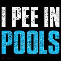 Funny Swimming Pool Swimmer I Pee in Pools Mesh Reversible Basketball Jersey Tank