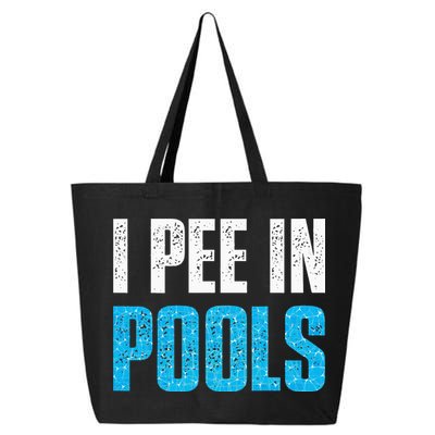 Funny Swimming Pool Swimmer I Pee in Pools 25L Jumbo Tote