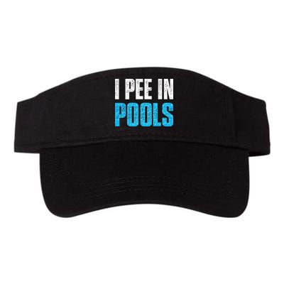 Funny Swimming Pool Swimmer I Pee in Pools Visor
