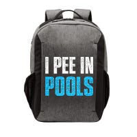 Funny Swimming Pool Swimmer I Pee in Pools Vector Backpack