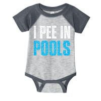 Funny Swimming Pool Swimmer I Pee in Pools Infant Baby Jersey Bodysuit