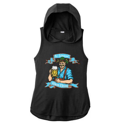 Fo Snitzel Prost German Oktoberfest Ladies PosiCharge Tri-Blend Wicking Draft Hoodie Tank