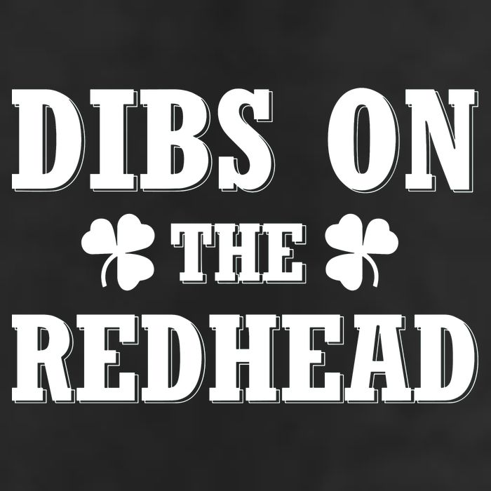 Funny St. PatrickS Day Dibs On The Redhead 7 Panel Mesh Trucker Snapback Hat