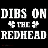 Funny St. PatrickS Day Dibs On The Redhead Flexfit Unipanel Trucker Cap