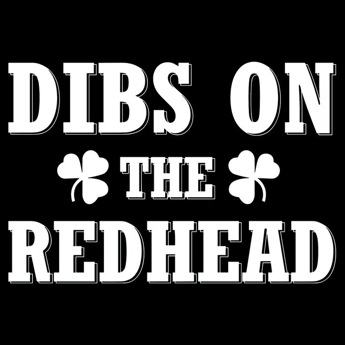 Funny St. PatrickS Day Dibs On The Redhead Flatbill Hat