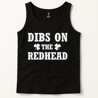 Funny St. PatrickS Day Dibs On The Redhead Tank Top