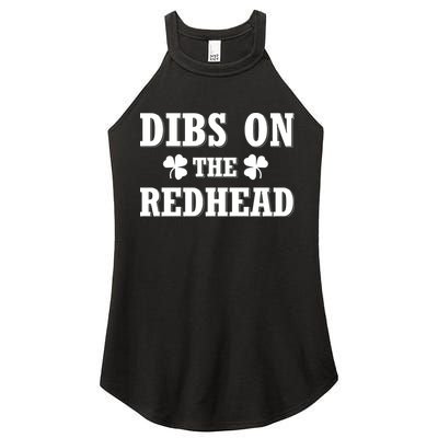 Funny St. PatrickS Day Dibs On The Redhead Women's Perfect Tri Rocker Tank