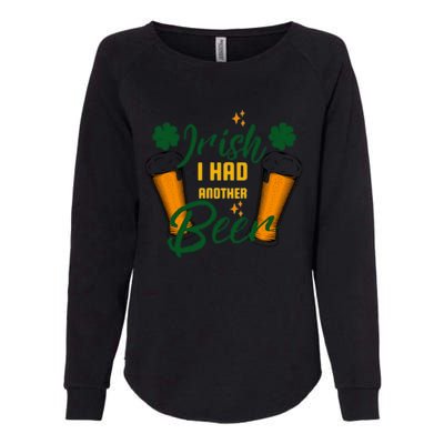 Funny Saint Patricks Day Womens California Wash Sweatshirt