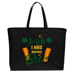 Funny Saint Patricks Day Cotton Canvas Jumbo Tote