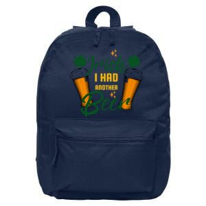 Funny Saint Patricks Day 16 in Basic Backpack