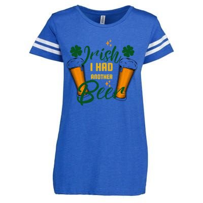 Funny Saint Patricks Day Enza Ladies Jersey Football T-Shirt