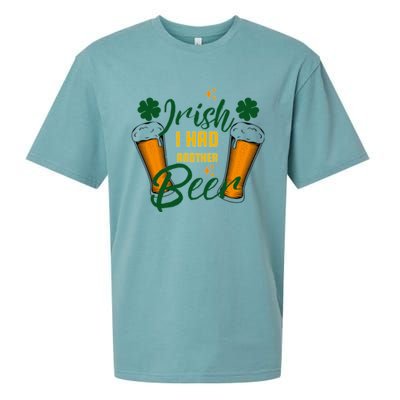 Funny Saint Patricks Day Sueded Cloud Jersey T-Shirt