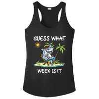 Funny Shark Party Beach Guess What Week Is It Lover Shark Ladies PosiCharge Competitor Racerback Tank