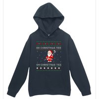 Funny Santa Playing Golf Sports Christmas Urban Pullover Hoodie