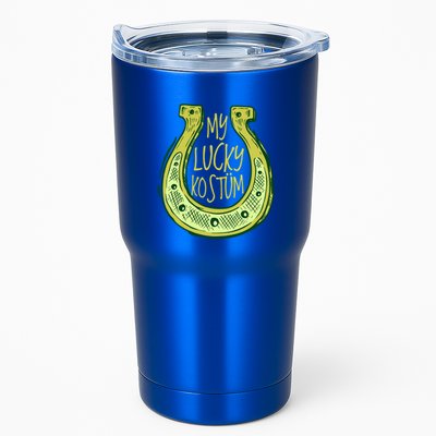 Funny Saint Patrick Day Costume Gift Horseshoe Lucky Design Cute Gift Tumbler